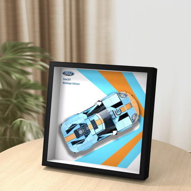 Display Car Frame for Lego Speed Champions Ford GT Heritage Edition 76905 - ICUANUTY
