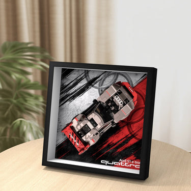 Display Car Frame for Lego Speed Champions 2024 Audi S1 e-tron quattro 76921 - ICUANUTY