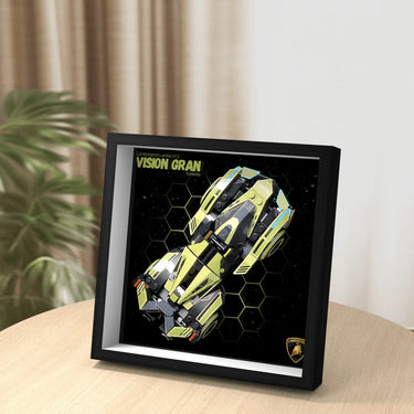 Display Car Frame for Lego Speed Champions Lambo V12 Vision GT 76923 - ICUANUTY