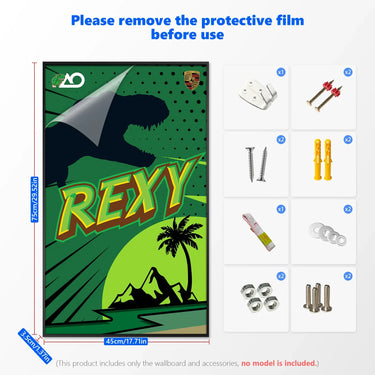 Display Frame compatible with LEGO® Technic™ Porsche 911 GT3 R REXY AO Racing Car 42224 - ICUANUTY