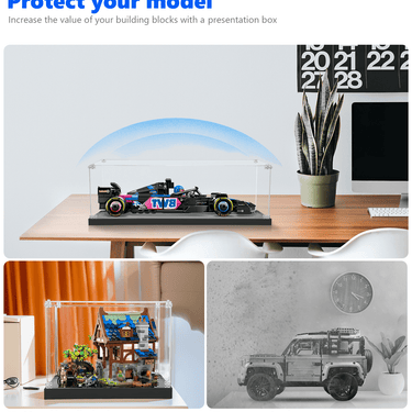 Display Case for LEGO BWT Alpine F1 A524 (1 :32 suitable) 77248 - ICUANUTY