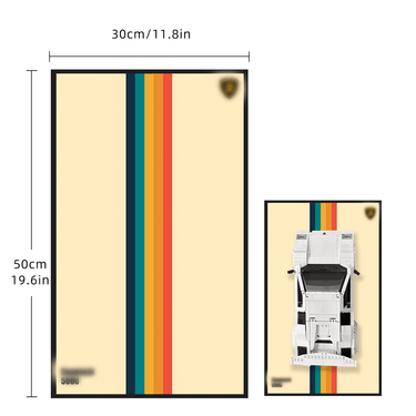 Display Wall Frame for Lego Creator Lamborghini Countach Quattrovalvole 5000 10337(50cm x 30cm) - ICUANUTY