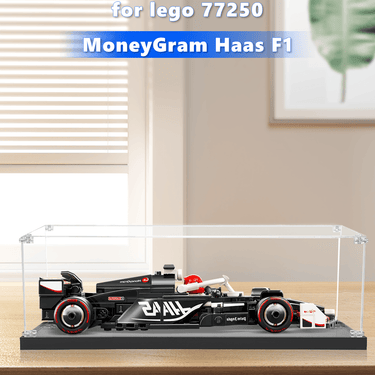 Display Case for LEGO MoneyGram Haas F1 (1 :32 suitable) 77250 - ICUANUTY