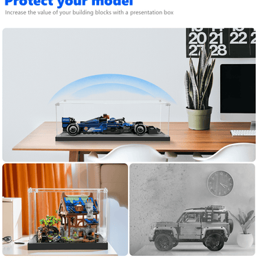 Display Case for LEGO Williams Racing FW46 F1 (1 :32 suitable) 77249 - ICUANUTY