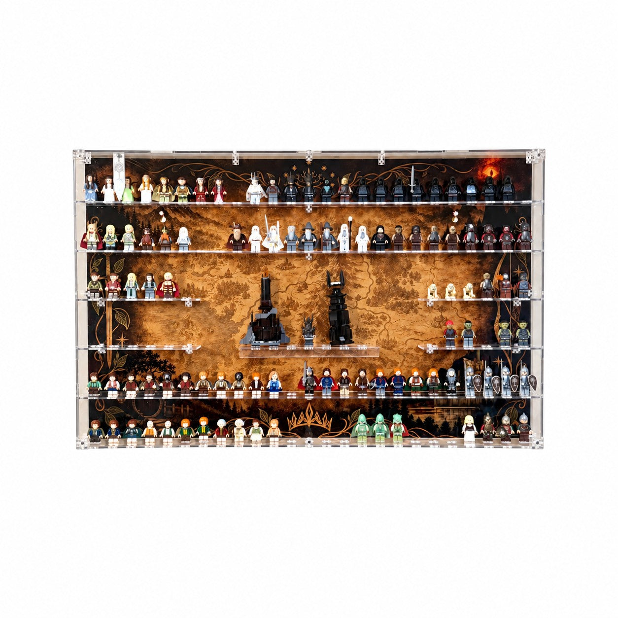 Display Case for LEGO® The Lord of the Rings Figures 6-Tier Minifigure