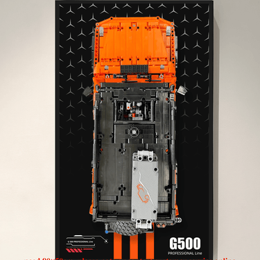 Wall Display Frame for LEGO Technic Mercedes-Benz G500 PROFESSIONAL Line 42177 - ICUANUTY