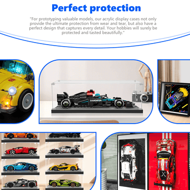 Display Case for LEGO AMG F1 W15 (1 :32 suitable) 77244 - ICUANUTY