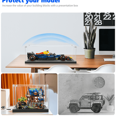 Display Case for LEGO Red Bull Racing RB20 (1 :32 suitable) 77243 - ICUANUTY