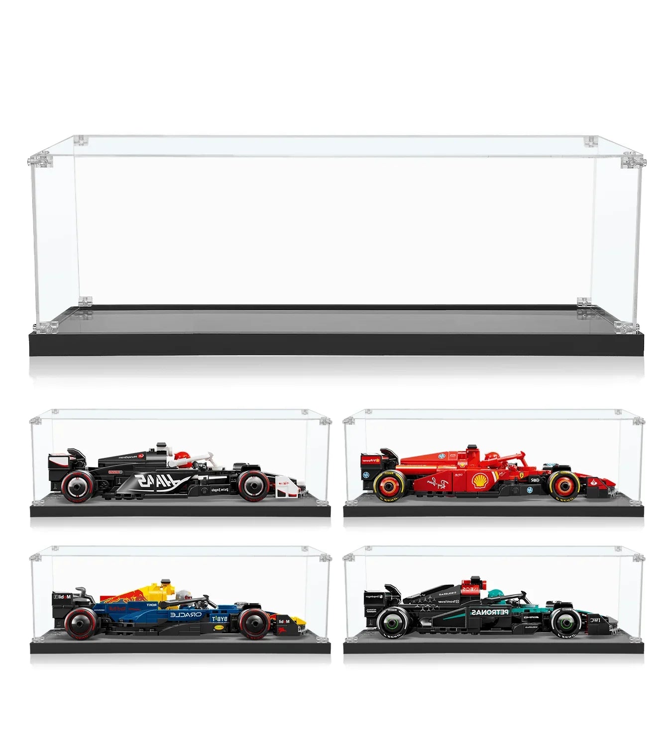 Red Bull Display Rack Display Case for LEGO Red Bull Racing RB20 77243 – ICUANUTY