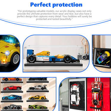 Display Case for LEGO Williams Racing FW14B (1 :16 suitable) 10353 - ICUANUTY