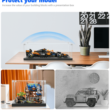 Display Case for LEGO McLaren F1 Team MCL38 (1 :32 suitable) 77251 - ICUANUTY