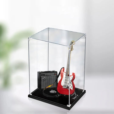 Display Case for Lego Fender Guitar 21329 - ICUANUTY