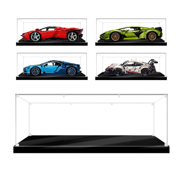 Acrylic Display Box for LEGO 1:8 model car for 42083 42096 42125 42056 42115 42172 - ICUANUTY