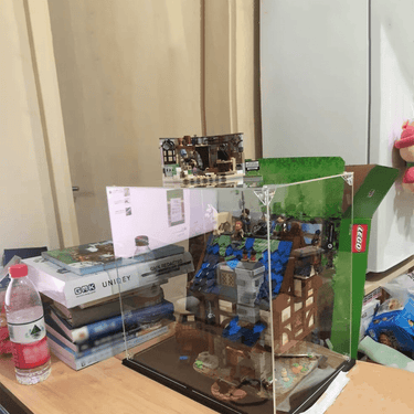 Display Case for LEGO Ideas: Medieval Blacksmith 21325 - ICUANUTY