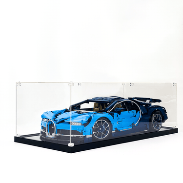 ICUANUTY Display Case for LEGO Technic Bugatti Chiron /Lamborghini /Ferrari /Porsche/Ford /Le Mans - ICUANUTY